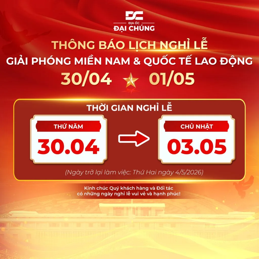 Chào Mừng Lễ 30/04 & 01/05: Chiến Lược “Nghỉ Để Bứt Phá” Cho Nhà Đầu Tư